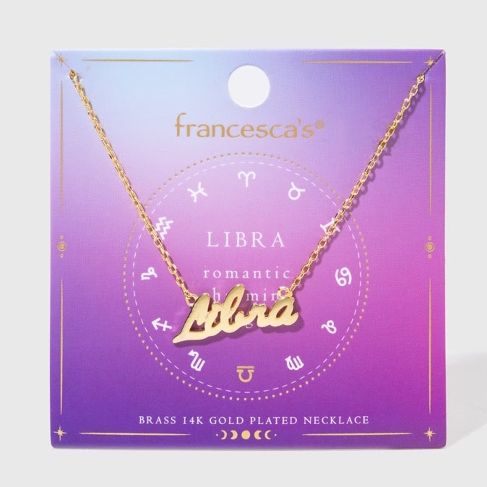 Zodiac Script necklace - Picture 4 of 12